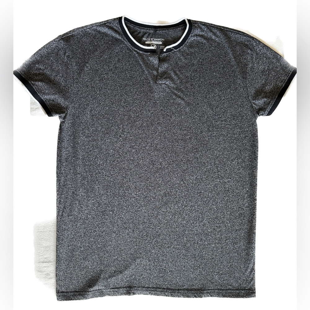 House of Anarchy Chino Gray Shirt (Size Small)